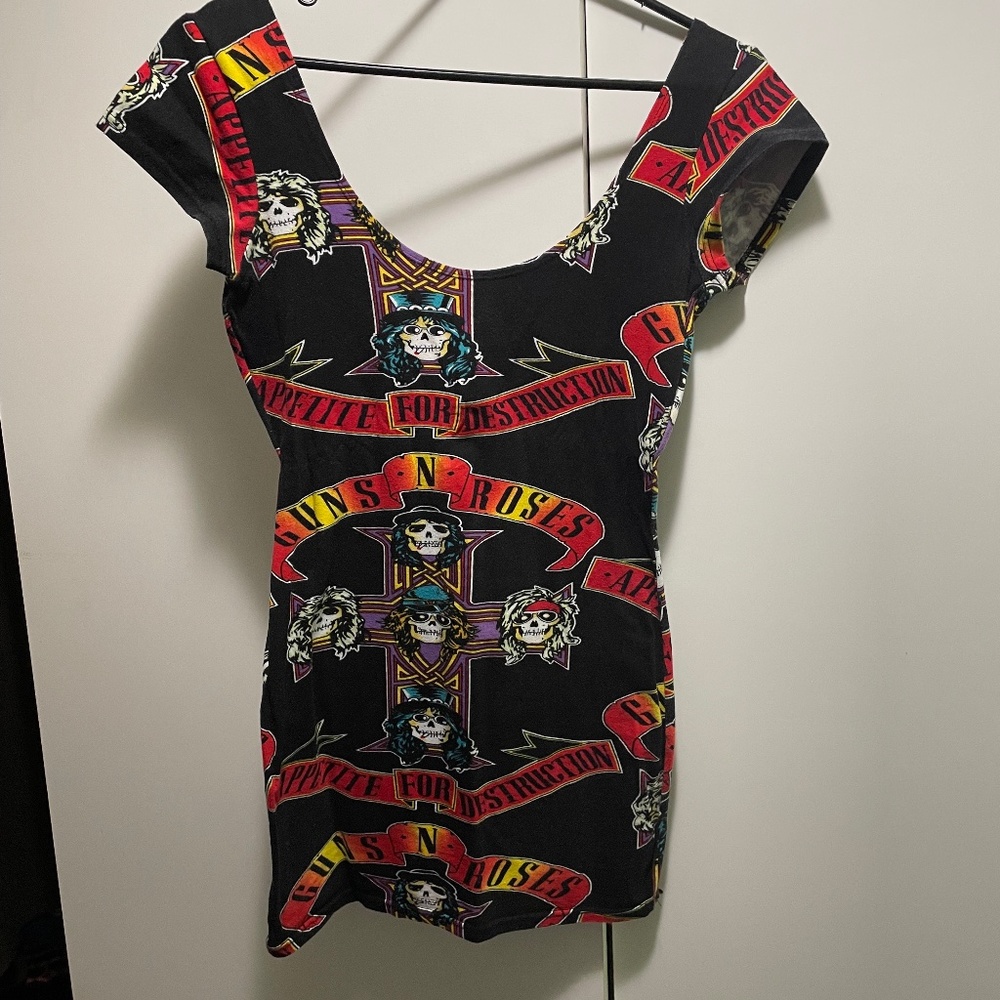 Guns N Roses mini dress (size L)